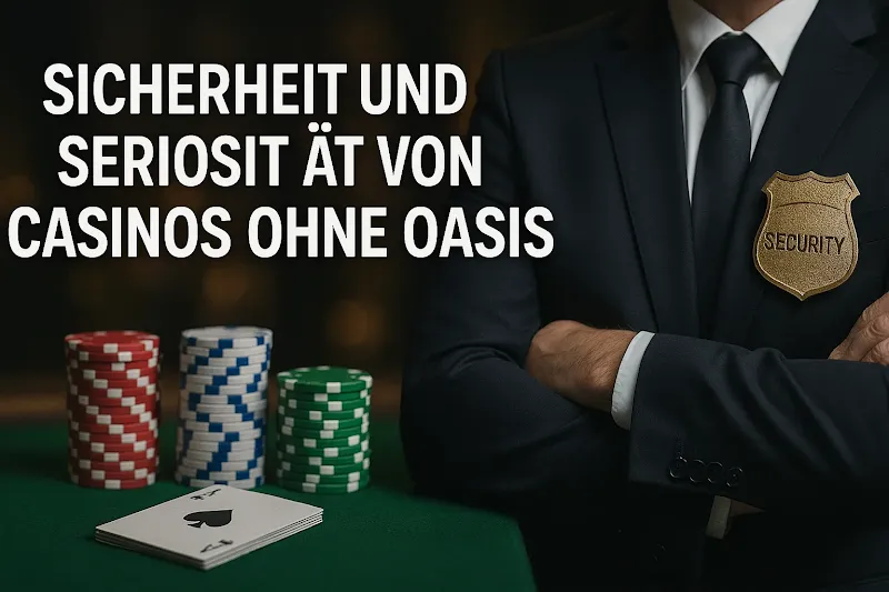 Sicherheit und Seriosität von Casinos ohne OASIS